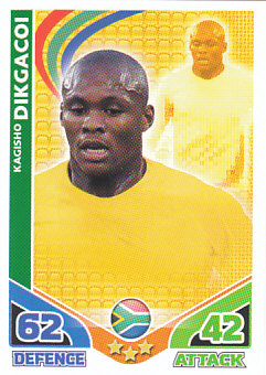Kagisho Dikgacoi South Africa 2010 World Cup Match Attax #214